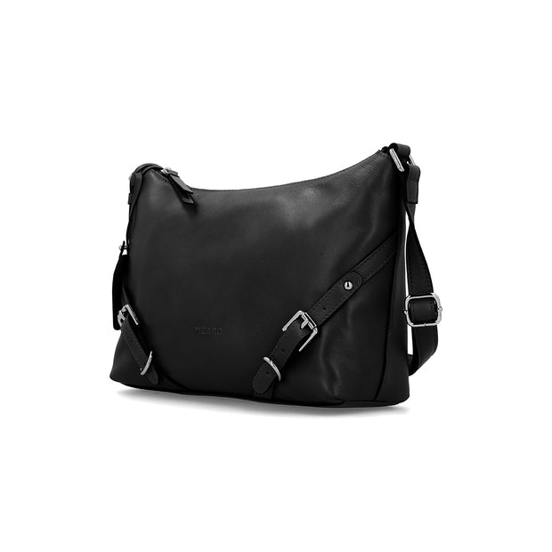 Picard Felicita Ladies Leather Shoulder Bag (Black)
