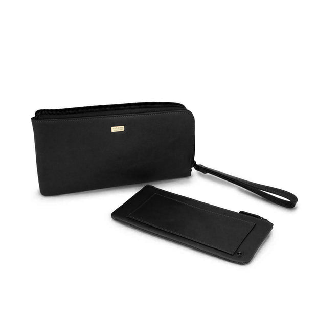 Picard Breve Ladies  Zip Down Leather Wallet (Black)