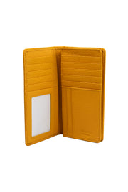 Picard Pure Two-Fold  Ladies Long Leather Wallet (Yellow)