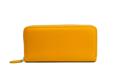 Picard Pure Ladies Zip Around Long Leather Wallet (Yellow)