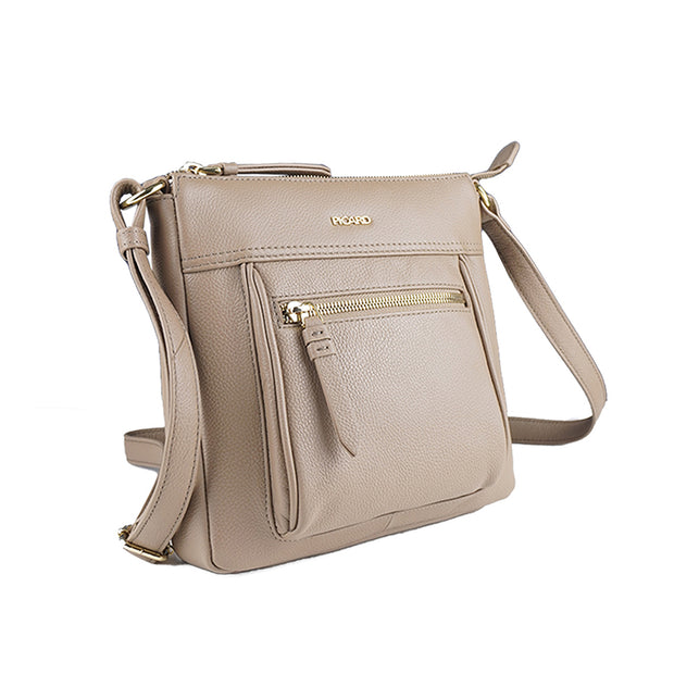 Picard  Rhone Ladies Leather Small Sling Bag (Taupe)