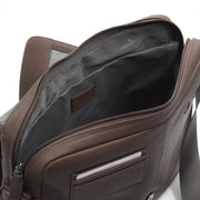 PICARD BUFFALO MEN'S LEATHER MESSENGER BAG (CAFE)