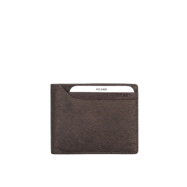 Picard Buffalo Men's Bifold Leather Wallet (Cafe)