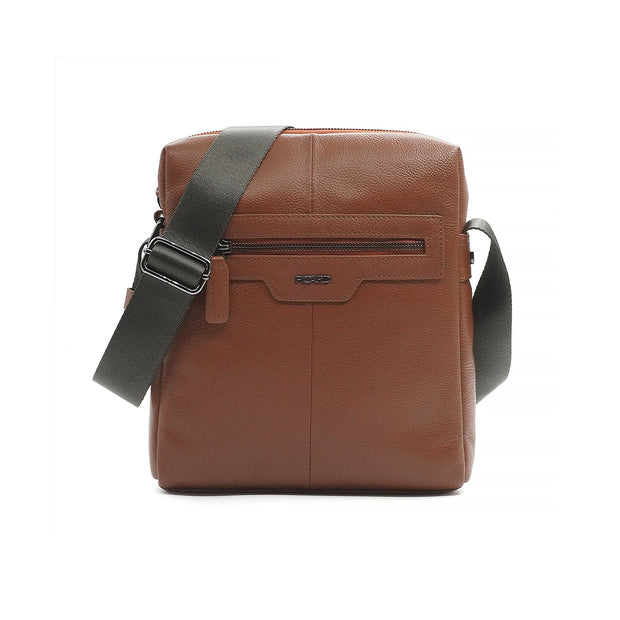 Picard Kiel Men's Leather Shoulder Bag (Cognac Brown)