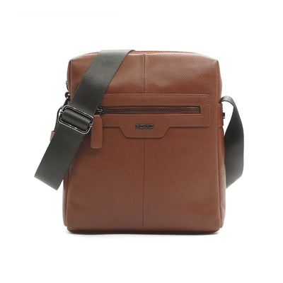 Picard Kiel Men's Leather Shoulder Bag (Cognac Brown)