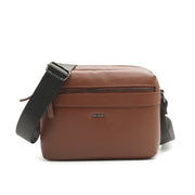 Picard Kiel Men's Leather Shoulder Bag (Cognac Brown)