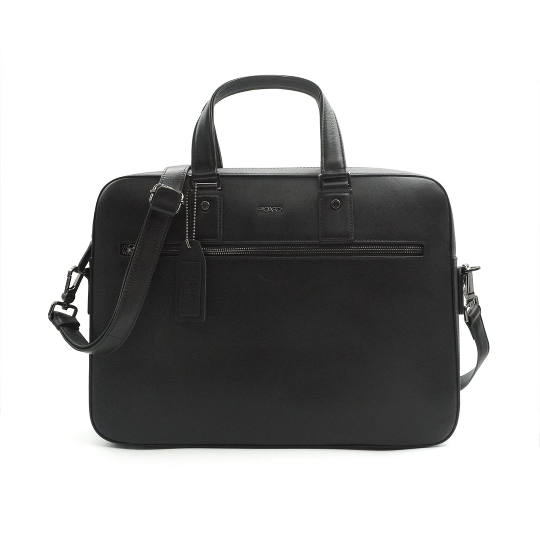 Picard Windsor Men s Leather Briefcase Black Picard Singapore