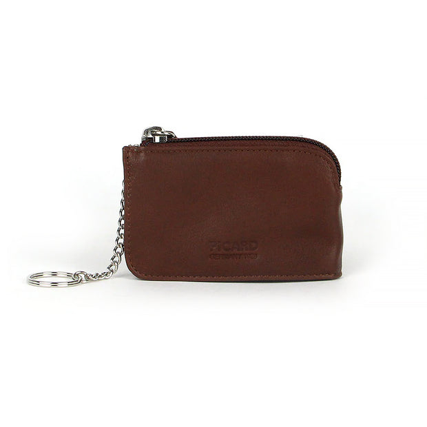 Picard Brooklyn Leather Key and Coin Pouch (Brown)