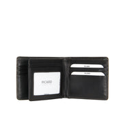 Picard Brooklyn Men's Flap Leather Wallet (Black)