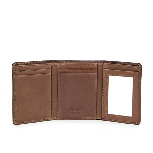 Picard Brooklyn Men's Trifold Leather Wallet (Brown)