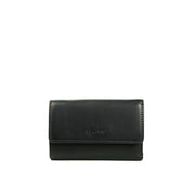 Picard Brooklyn Men's Trifold Leather Wallet with Key Holder( Black)