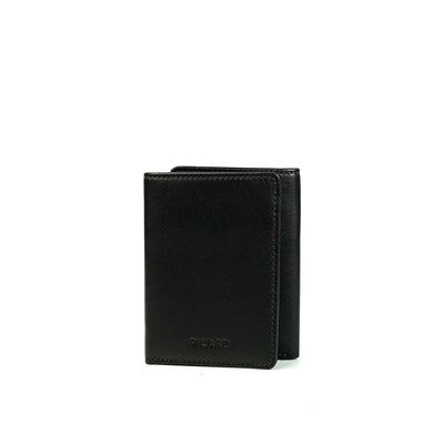 Picard Brooklyn Trifold Leather Wallet with Card Window ( Black)