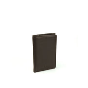 Picard Brooklyn Men's  Trifold Leather Wallet with Card Window (Cafe)