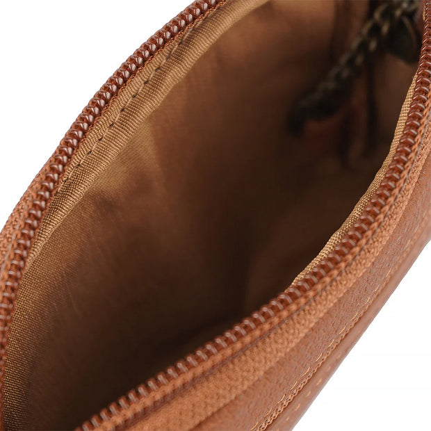 Picard Buffalo Leather Coin Pouch with Key Holder (Tan)