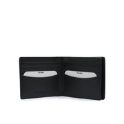 Picard Callum Flap Men's Leather Wallet with Coin Pouch (Black)