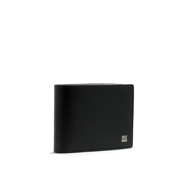 Picard Callum Men's Tri-Flap Leather Wallet (Black)