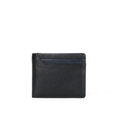 Picard Cologne Men's Flap Leather Wallet with Card Window (Black)