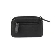 Picard Cologne Leather Coin Pouch with Key Ring (Black)