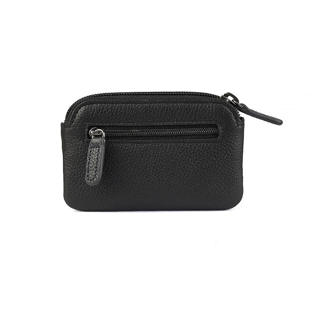 Picard Cologne Leather Coin Pouch with Key Holder (Black)