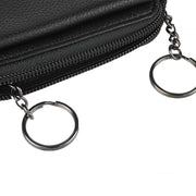 Picard Cologne Leather Coin Pouch with Key Holder (Black)