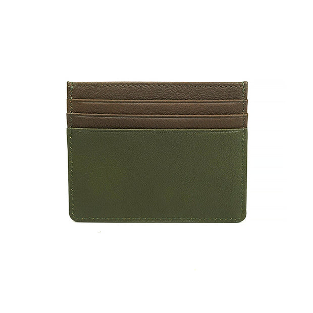 Picard Dallas Leather Card Holder (Khaki-Cafe)