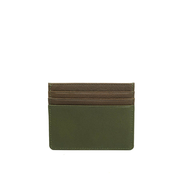 Picard Dallas Leather Card Holder (Khaki-Cafe)