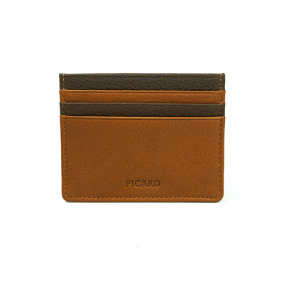 Picard Dallas  Leather Card Holder (Tan-Cafe)