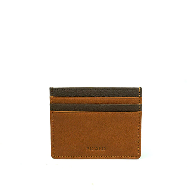 Picard Dallas  Leather Card Holder (Tan-Cafe)