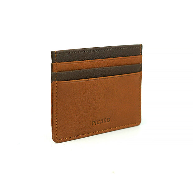 Picard Dallas  Leather Card Holder (Tan-Cafe)