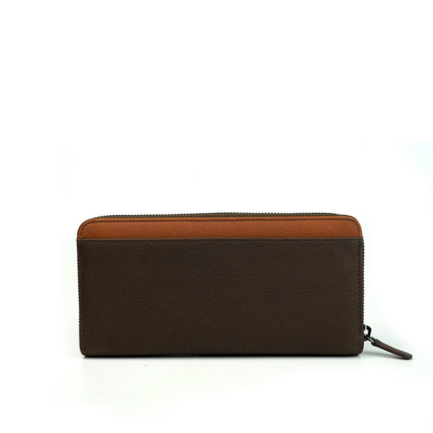 Picard Dallas Leather Long Wallet (Tan-Cafe)