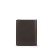 Picard Saffiano Men's Vertical Leather Wallet with Centre Flap and Coin Pouch (Cafe)