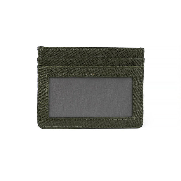 Picard Saffiano Leather Card Holder (Military Green)