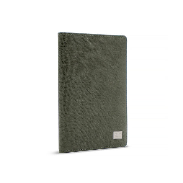 Picard Saffiano Men's Leather Passport  Holder (Military Green)