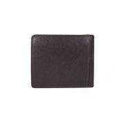 Picard Saffiano Men's Bifold Leather Wallet with Centre Flap (Cafe)