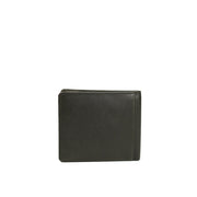 Picard Saffiano Men's Bifold Leather Wallet with 6 Card Slots, 1 ID Window and External Back Slot (Cafe)