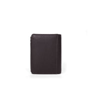 Picard Saffiano Bifold Leather Wallet with Card Window (Cafe)