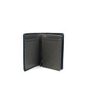 Picard Saffiano Bifold Leather Wallet with Card Window (Navy)