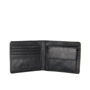 Picard Urban Men's Bifold Leather Wallet with Coin Pouch (Black)