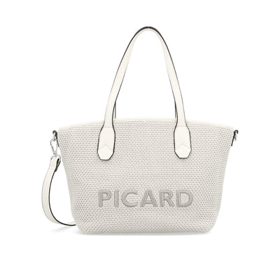 Picard Knitwork Ladies Tote Bag with Detachable Strap (Grey)