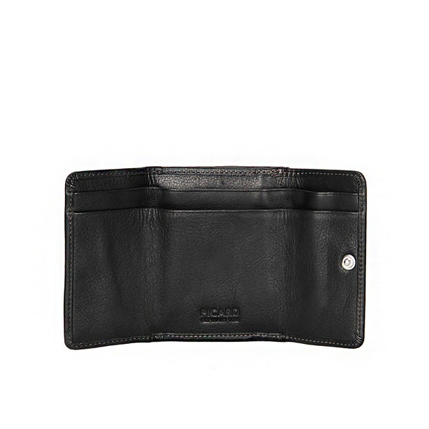 Picard Brooklyn Men's Trifold Leather Wallet (Black)