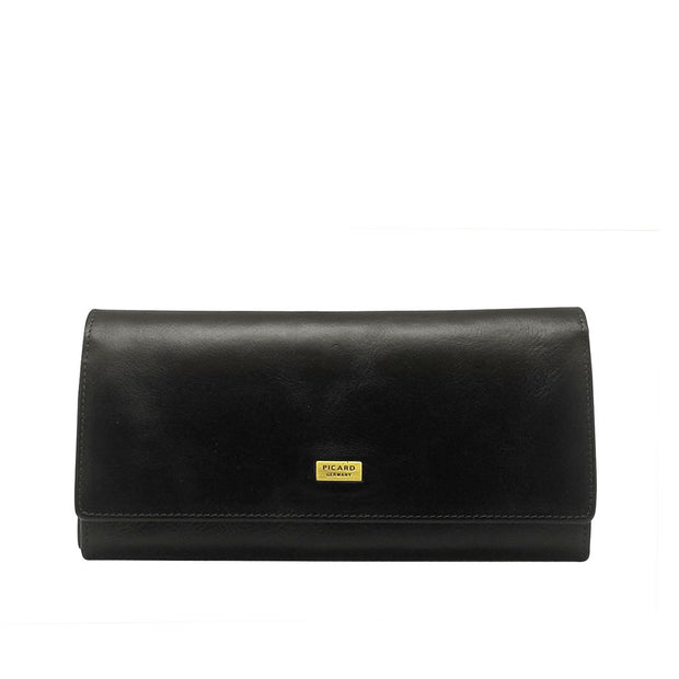 Picard Breve Ladies Long Leather Wallet (Black)