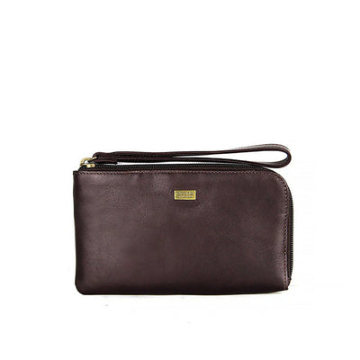 Picard Breve Ladies  Zipdown Leather Pouch (Brown)