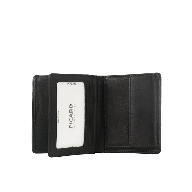 Picard Brooklyn Men's Bifold Leather Wallet (Black)