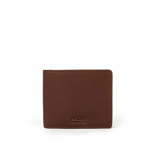 Picard Brooklyn Men's Flap Leather Wallet (Brown)