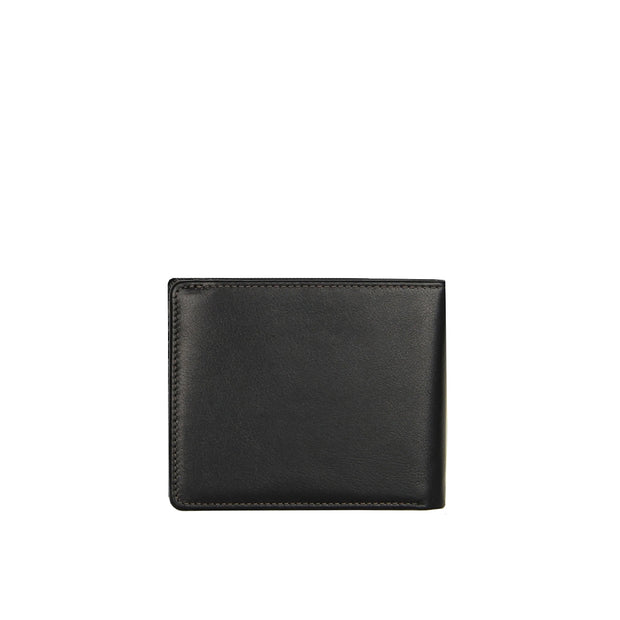 Picard Brooklyn Men's Bifold Leather Wallet with Card Window (Black)
