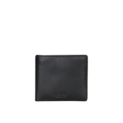 Picard Brooklyn Men's Bifold Leather Wallet With Zippered Compartment (Black)