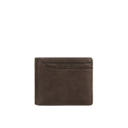 Picard Buffalo Men's Bifold Leather Wallet with Card Window and Card Slots (Cafe)