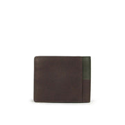 Picard Dallas Men's Leather Wallet with Card Window and Zipped Pouch (Khaki)