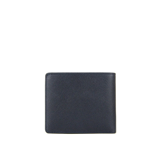 Picard Saffiano Men's Bifold Leather Wallet (Navy)
