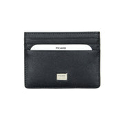 Picard Saffiano Leather Card Holder (Black)